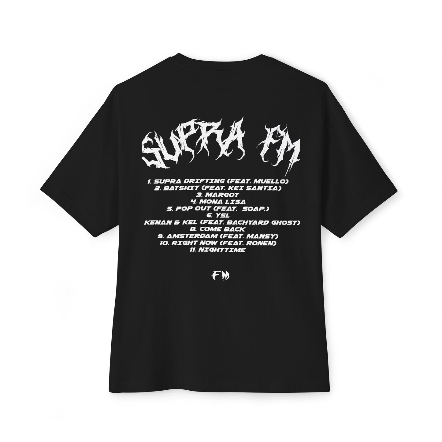 SUPRA FM - Tracklist Tee