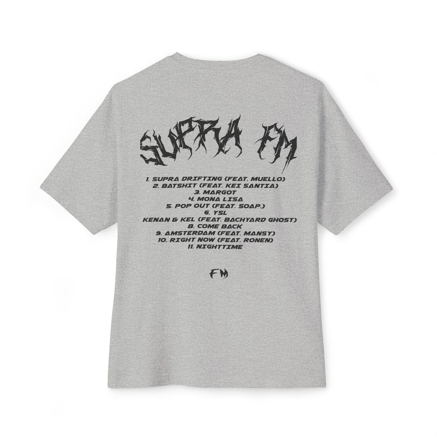 SUPRA FM - Tracklist Tee